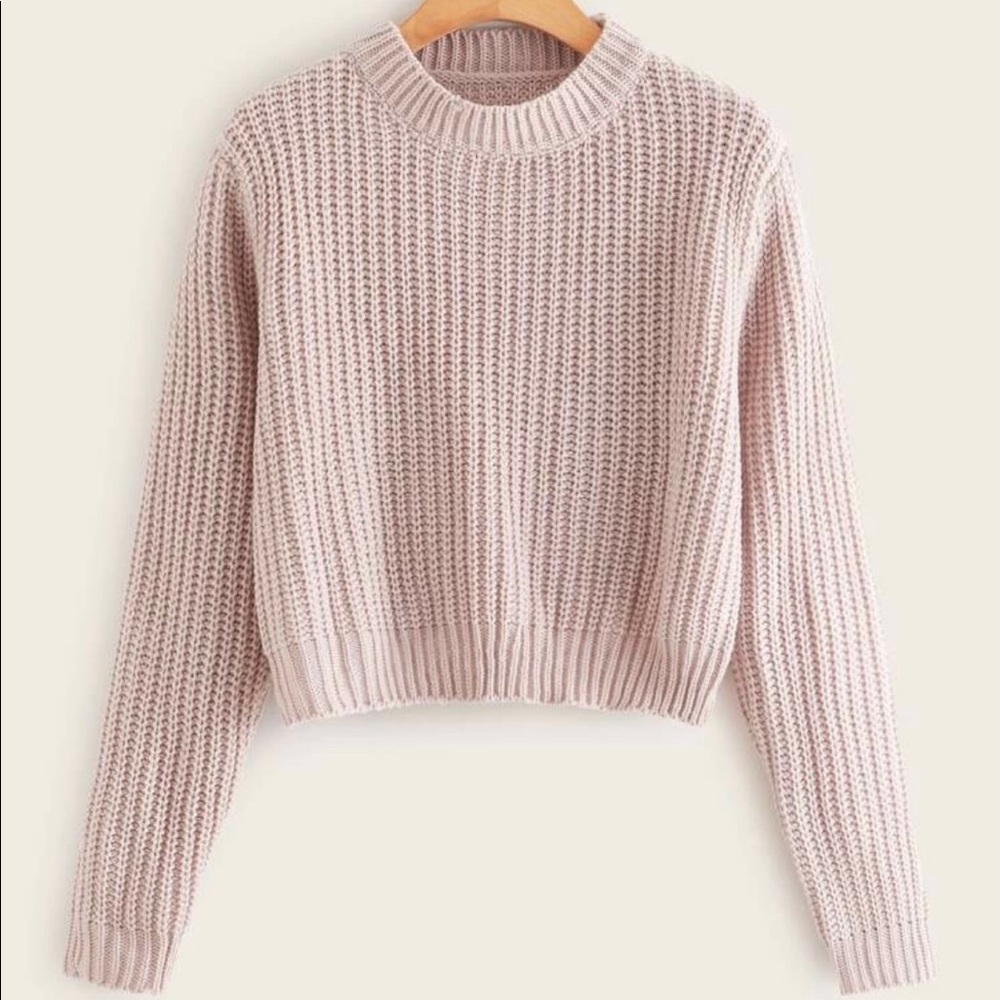 Pastel pink sweater